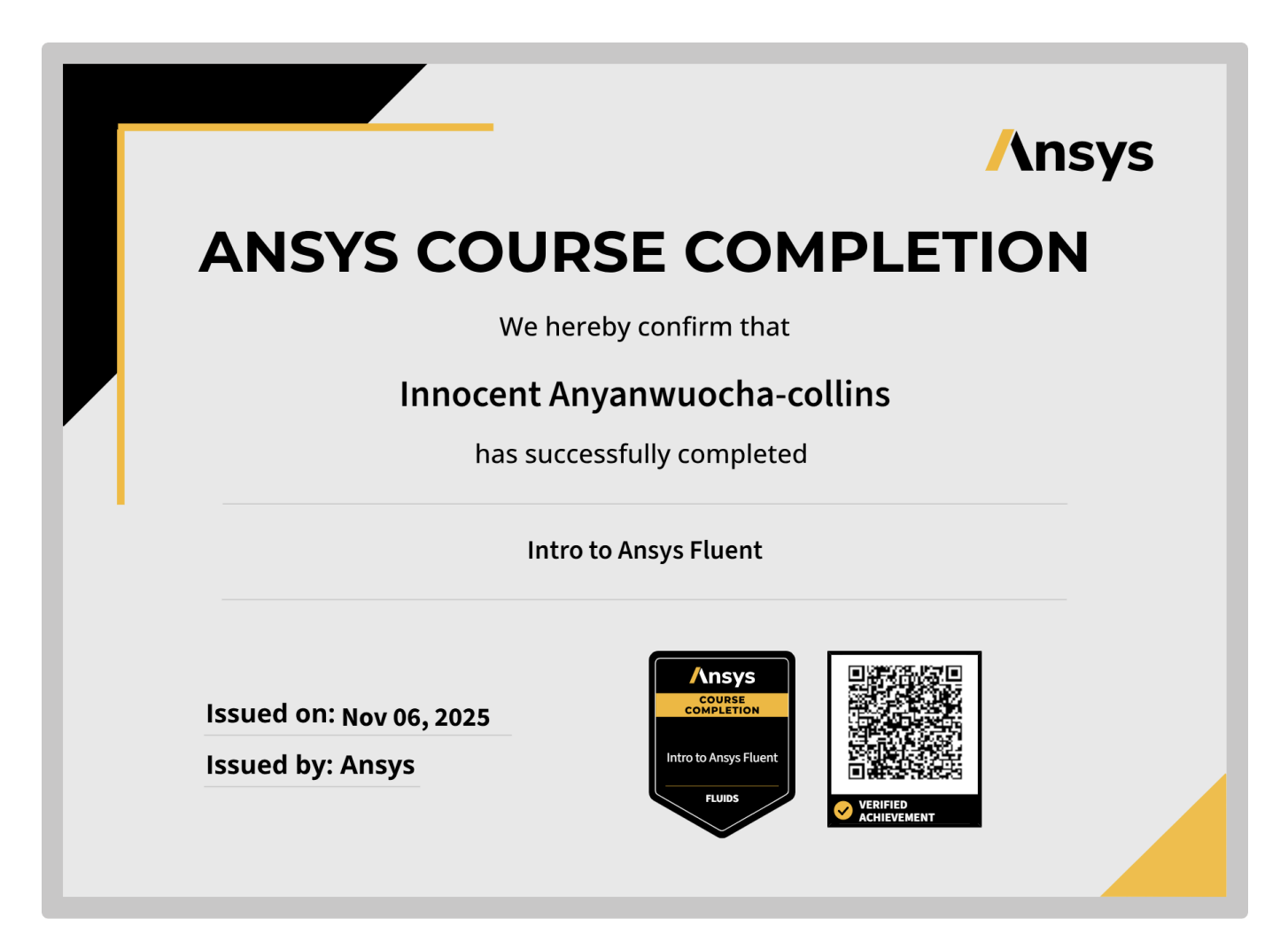 INTRO TO ANSYS FLUENT